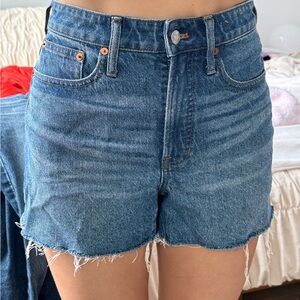 Madewell Blue Jean Shorts